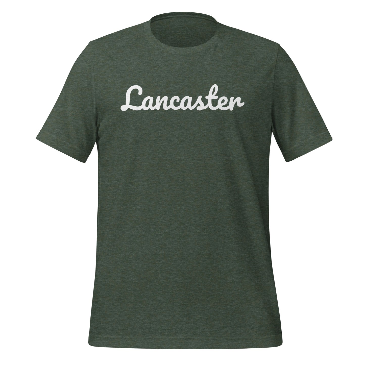 Lancaster Ohio Solo Script Unisex t-shirt