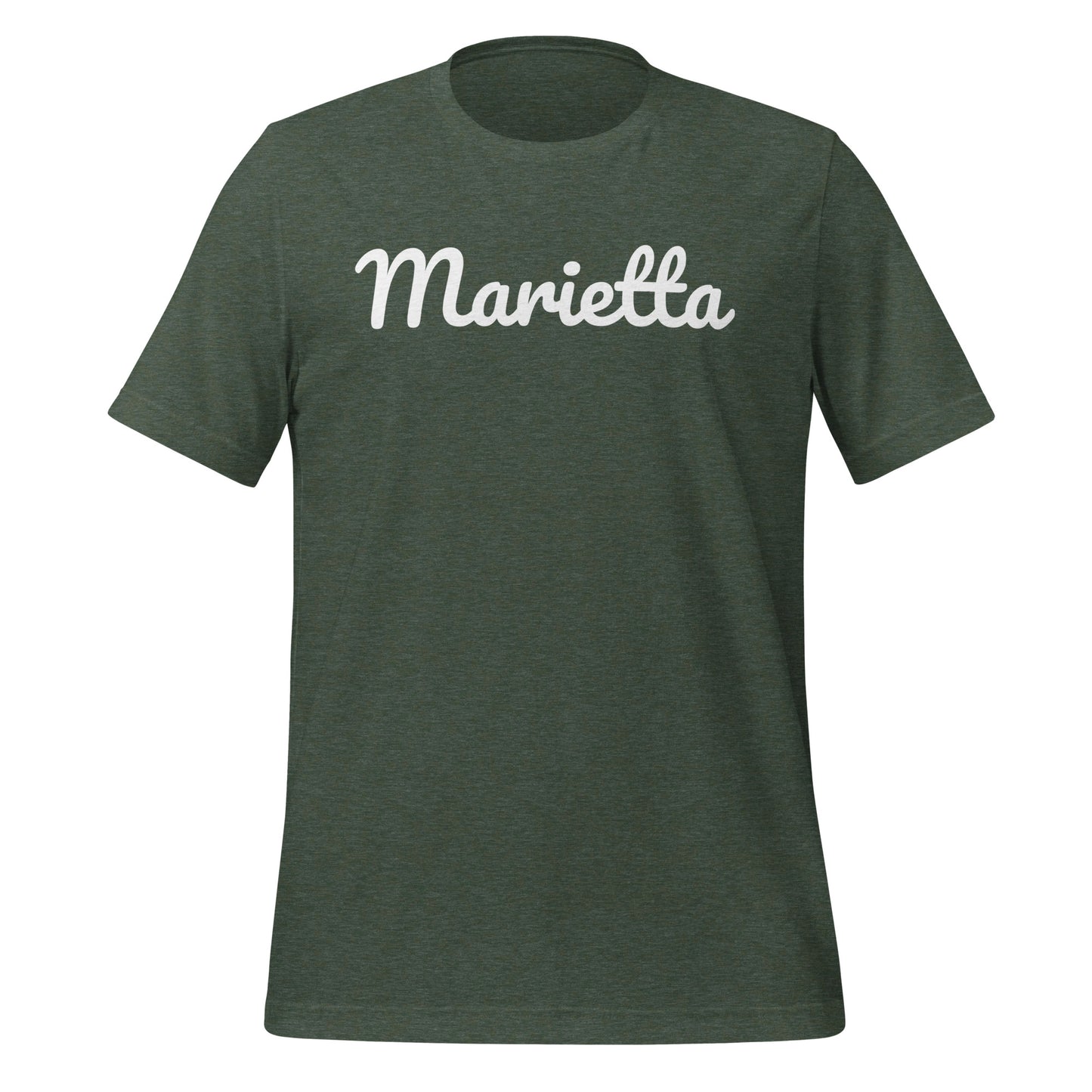 Marietta Ohio Solo Script Unisex t-shirt
