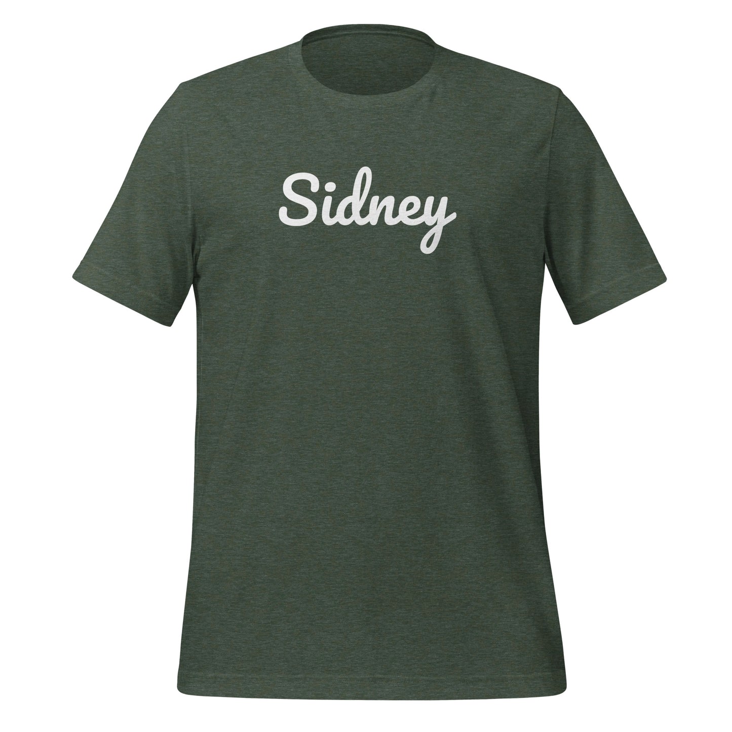 Sidney Ohio Solo Script Unisex t-shirt