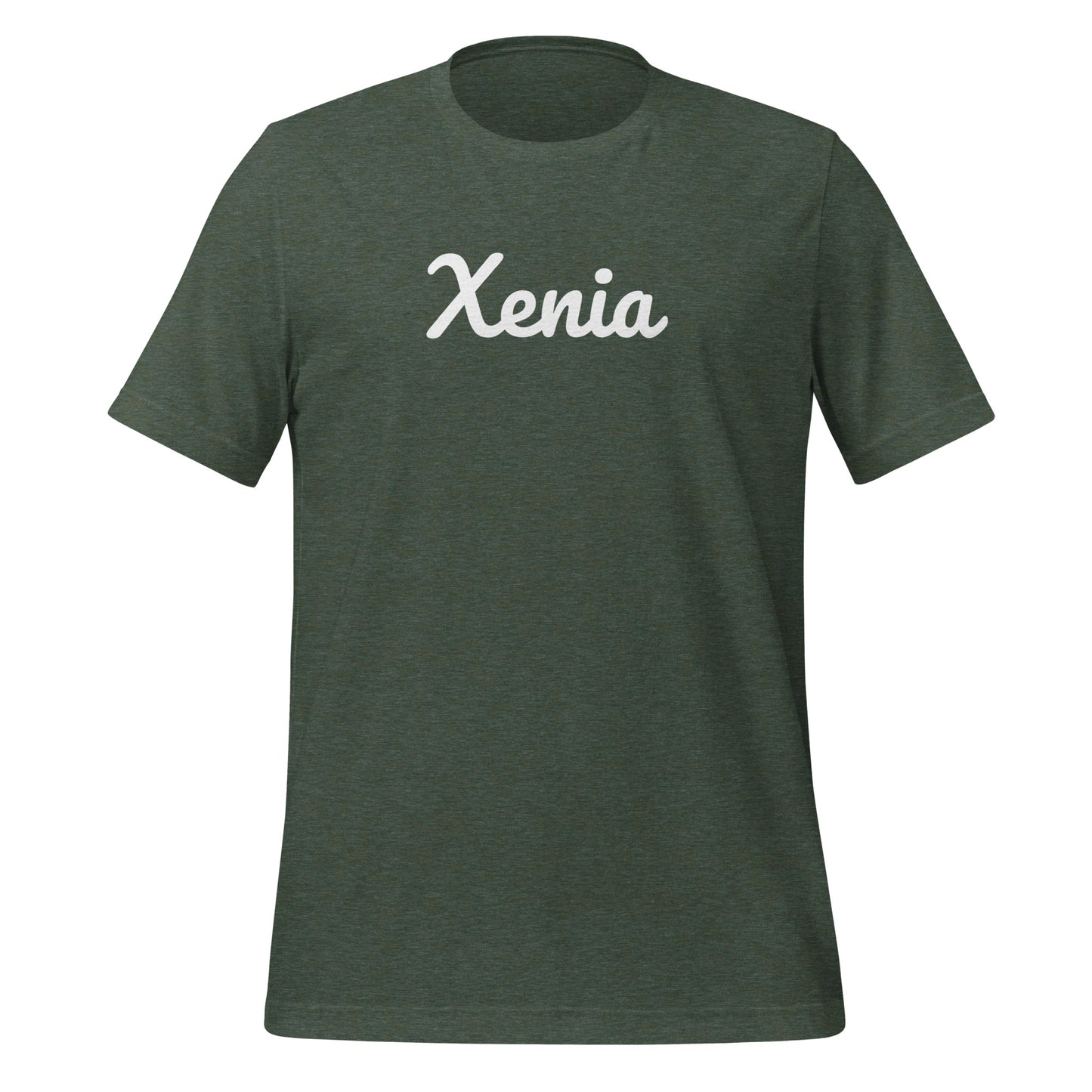 Xenia Ohio Solo Script Unisex t-shirt