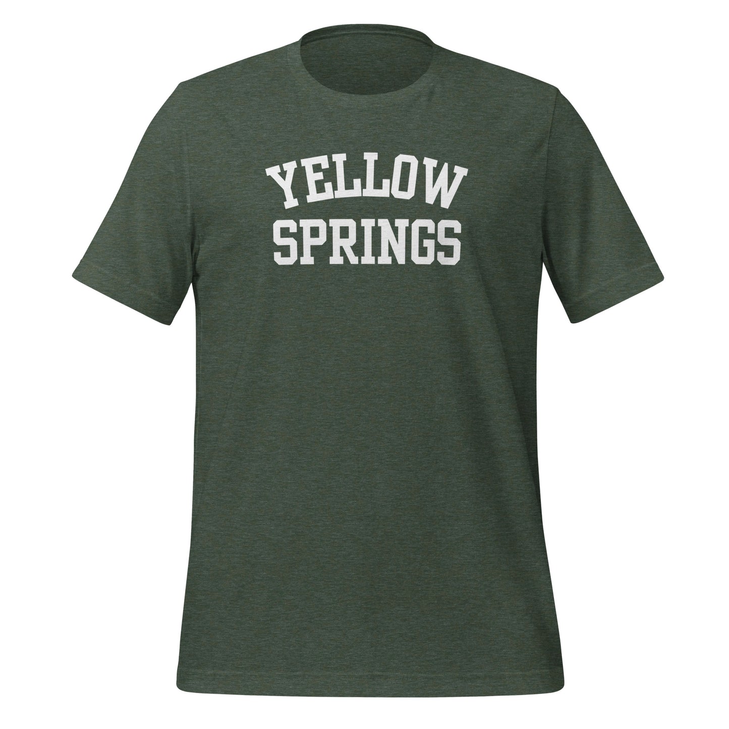 Yellow Springs Ohio Block Solo Unisex t-shirt