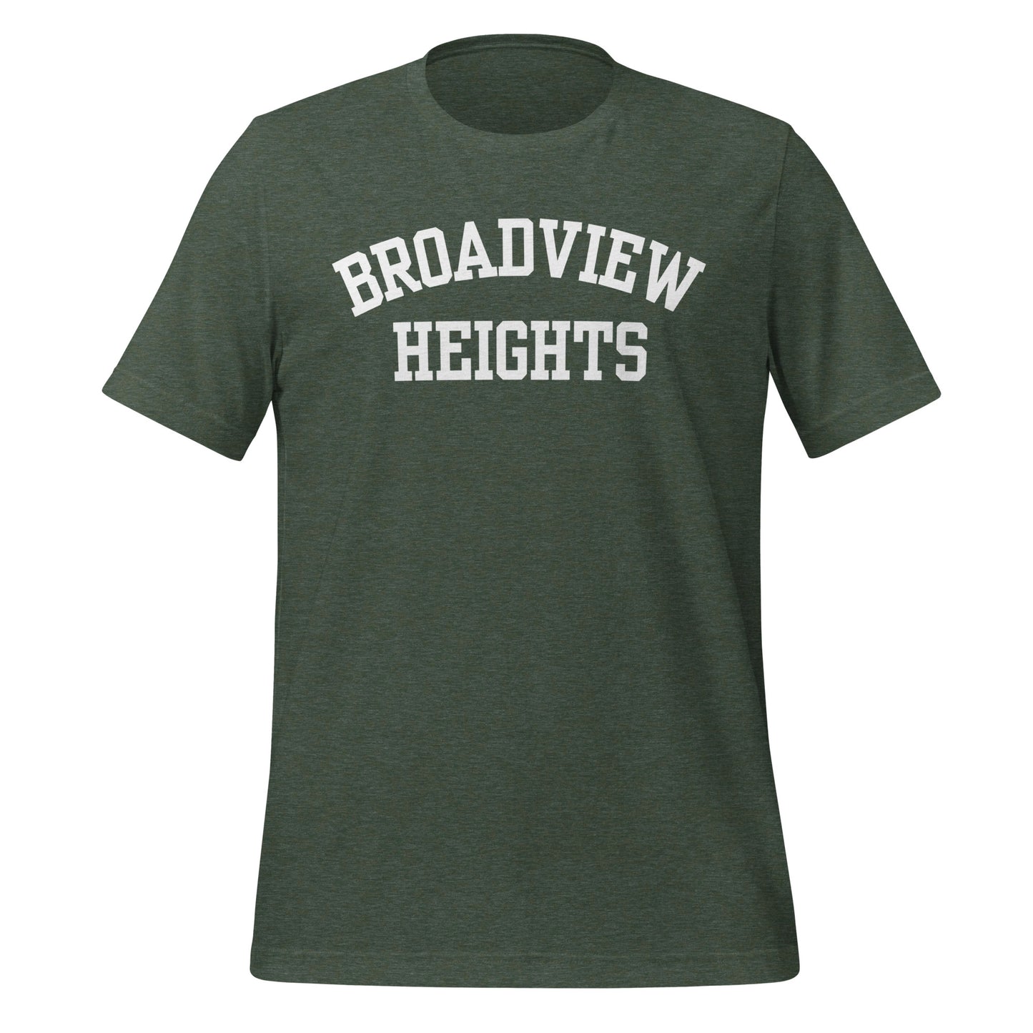 Broadview Heights Ohio Block Solo Unisex t-shirt