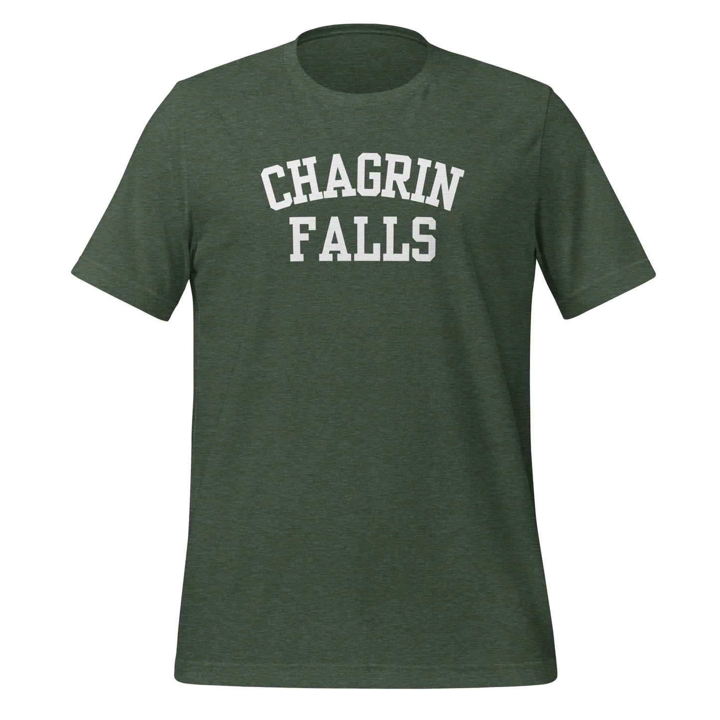 Chagrin Falls Ohio Block Solo Unisex t-shirt