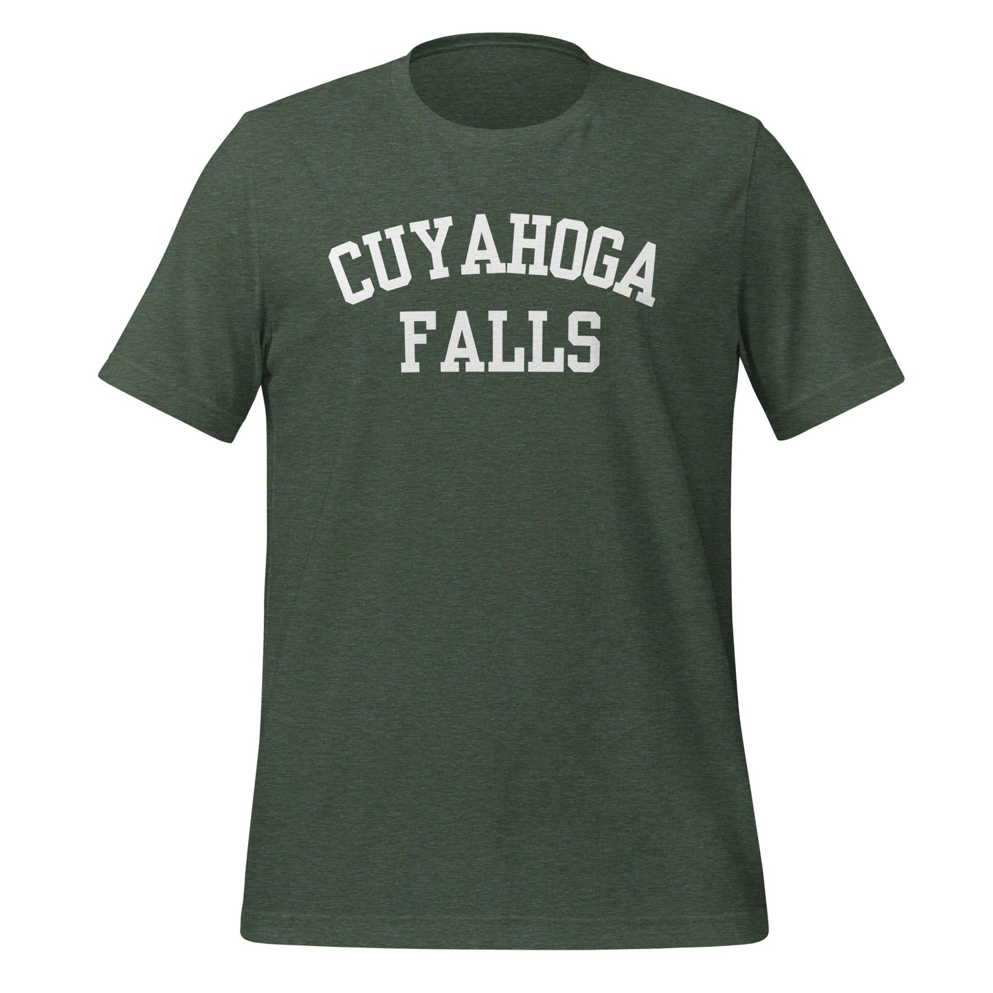 Cuyhoga Falls Ohio Block Solo Unisex t-shirt