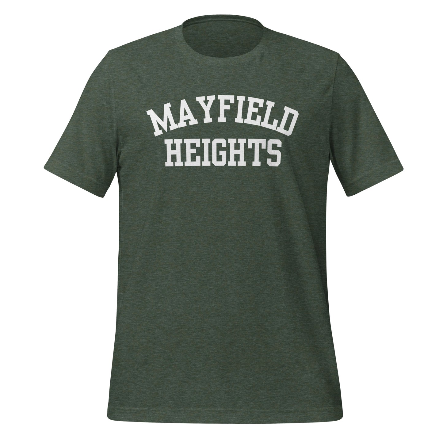 Mayfield Heights Ohio Block Solo Unisex t-shirt