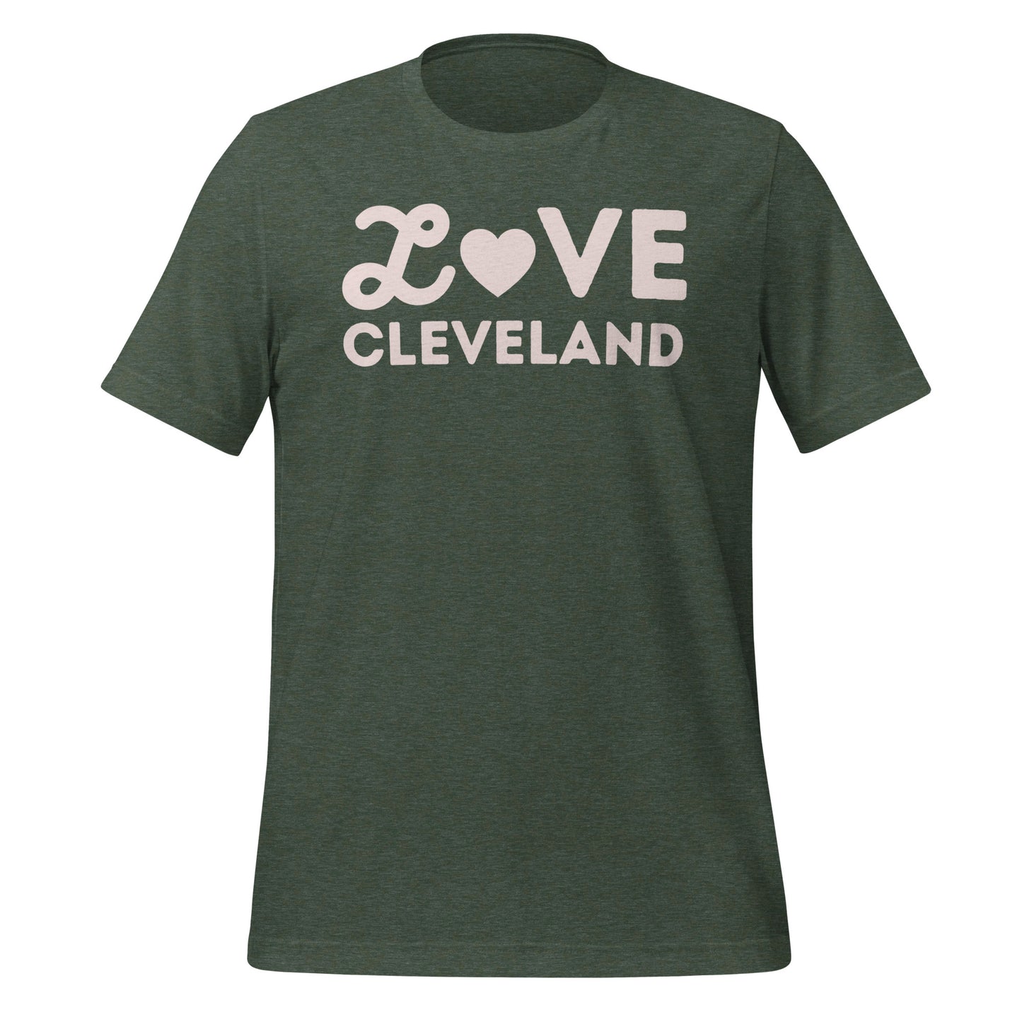 Cleveland Ohio Valentine's Day Short Sleeve Unisex T-shirt
