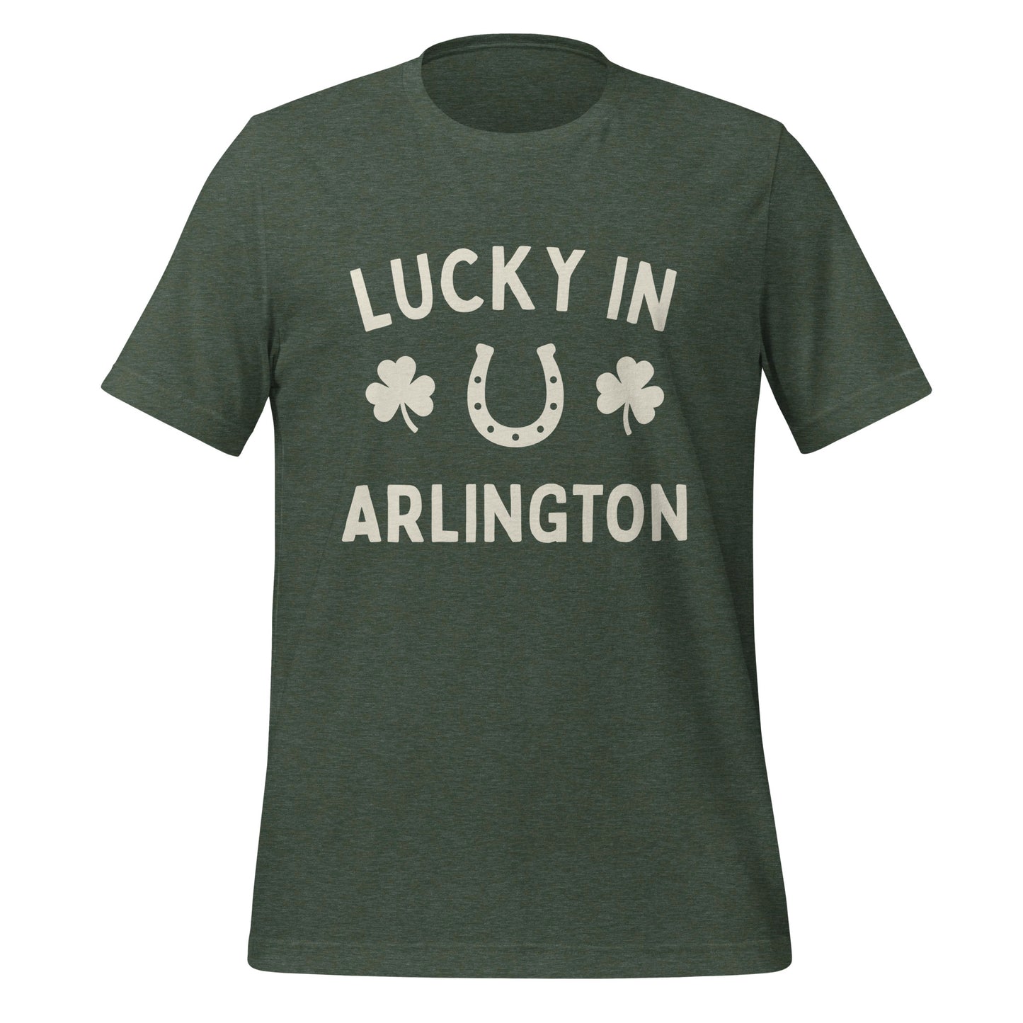 Lucky in Upper Arlington, Ohio St. Patricks Day Short Sleeve Unisex t-shirt