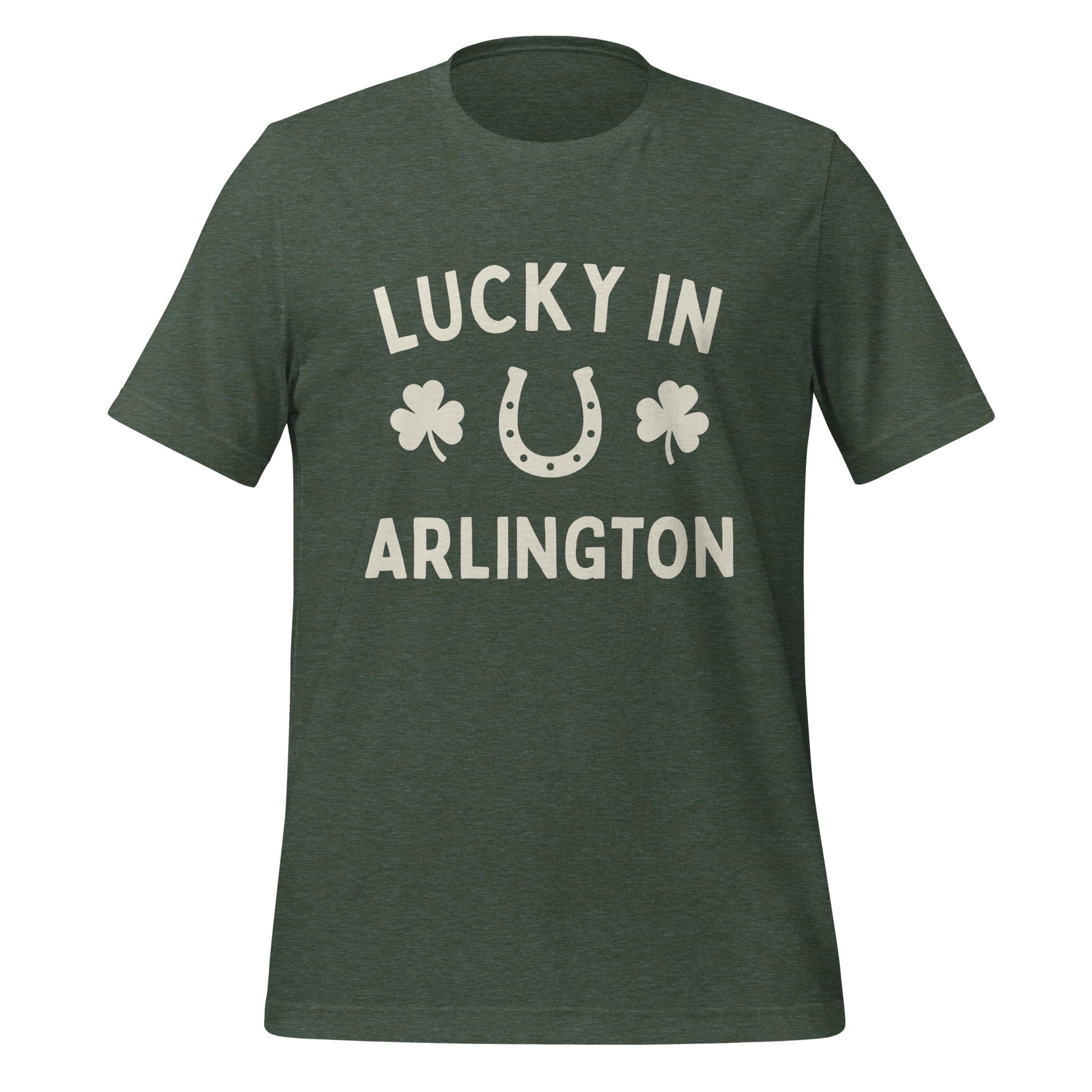 Lucky in Upper Arlington, Ohio St. Patricks Day Short Sleeve Unisex t-shirt