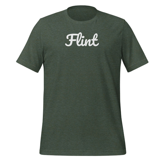 Flint, Michigan Solo Script Unisex T-Shirt