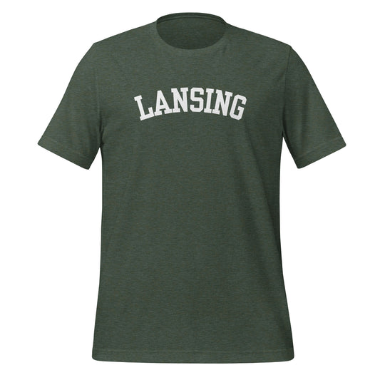 Lansing, Michigan - Block Solo Unisex T-Shirt