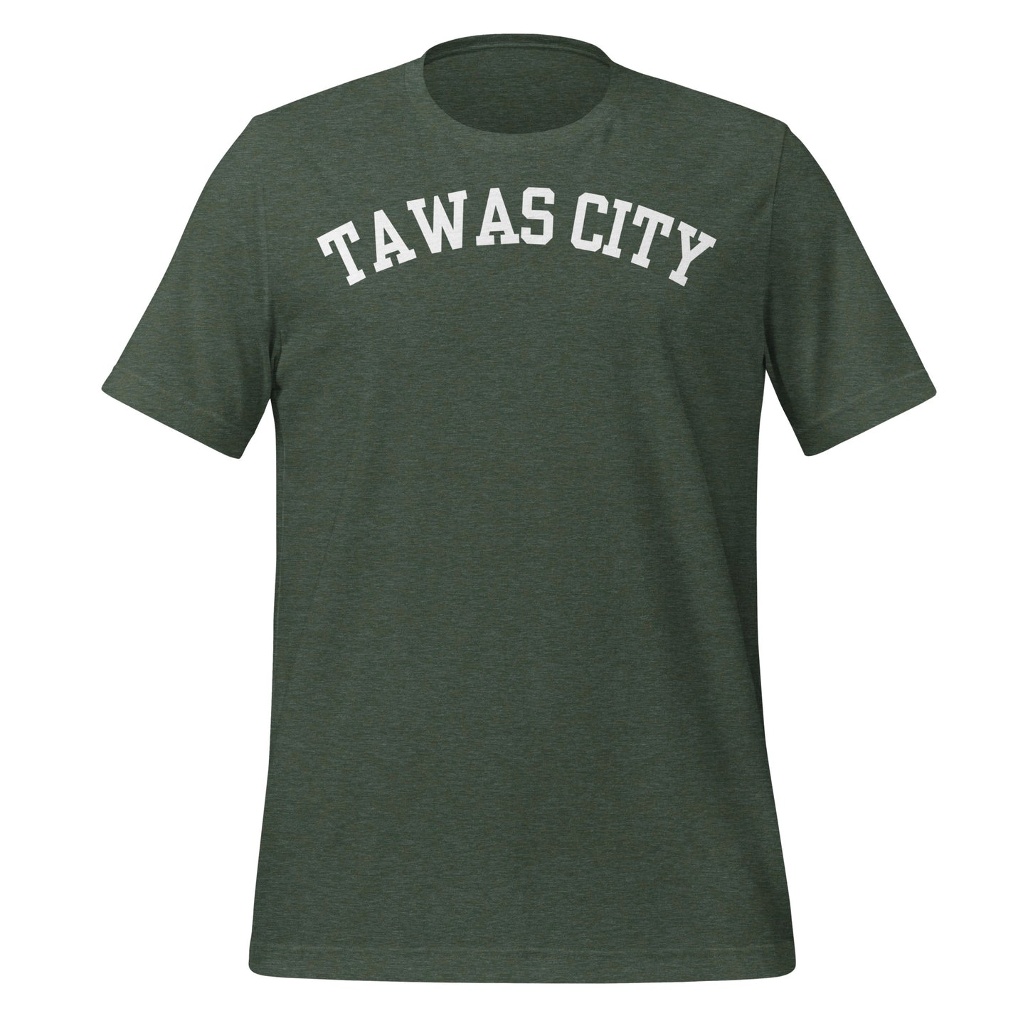 Tawas-City, Michigan - Block Solo Unisex T-Shirt