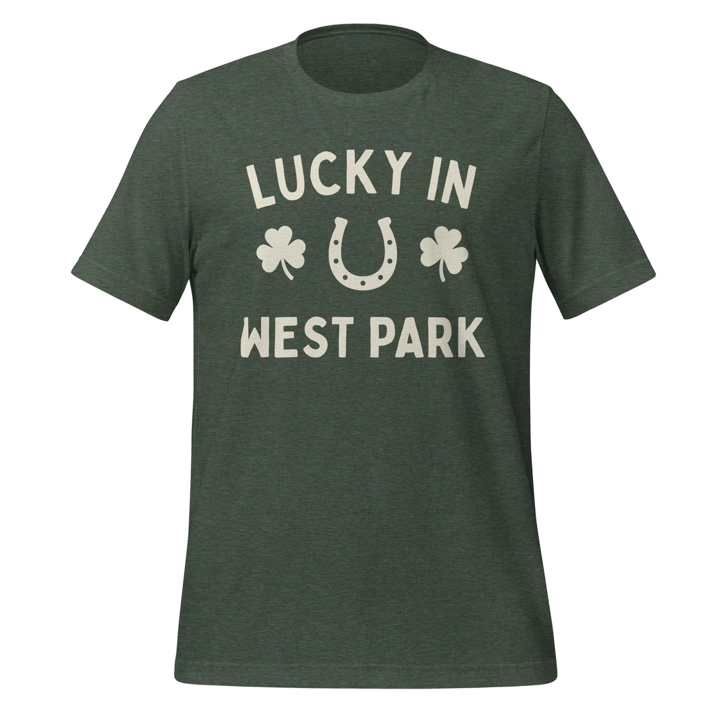 Lucky in West Park, Ohio St. Patricks Day Short Sleeve Unisex t-shirt Unisex t-shirt