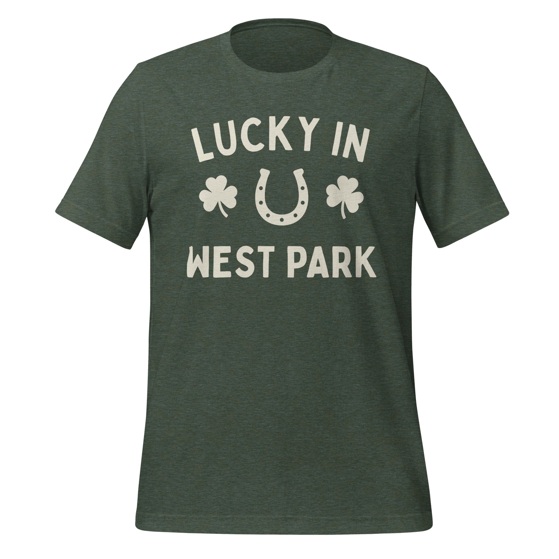 Lucky in West Park, Ohio St. Patricks Day Short Sleeve Unisex t-shirt Unisex t-shirt