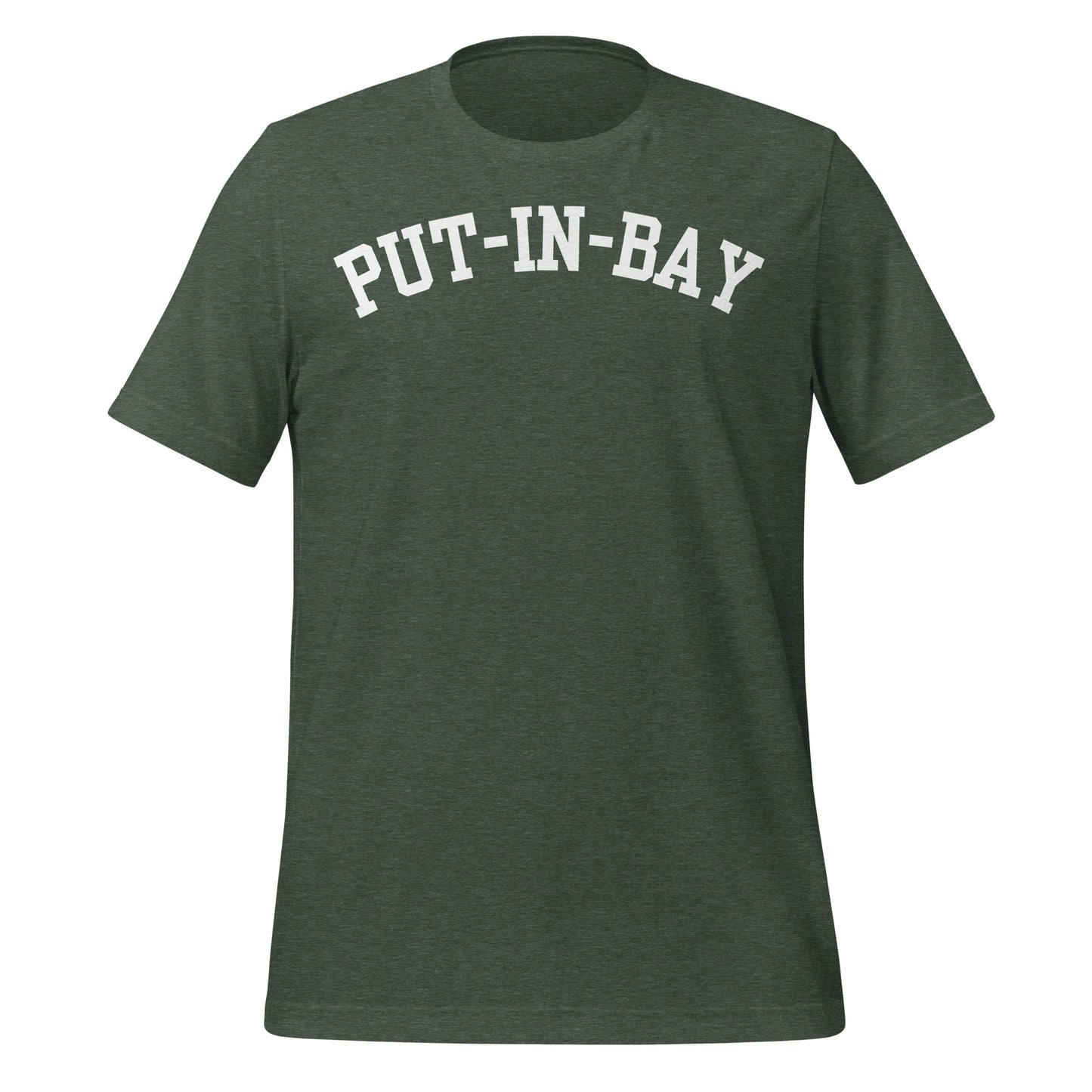 Put-In-Bay Ohio Block Solo Short Sleeve Unisex t-shirt