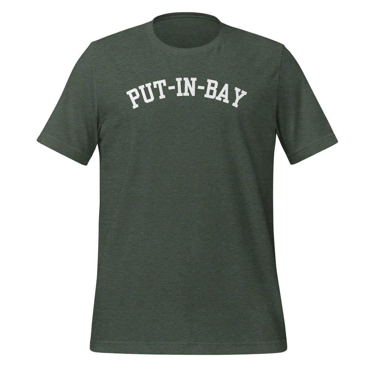 Put-In-Bay Ohio Block Solo Short Sleeve Unisex t-shirt