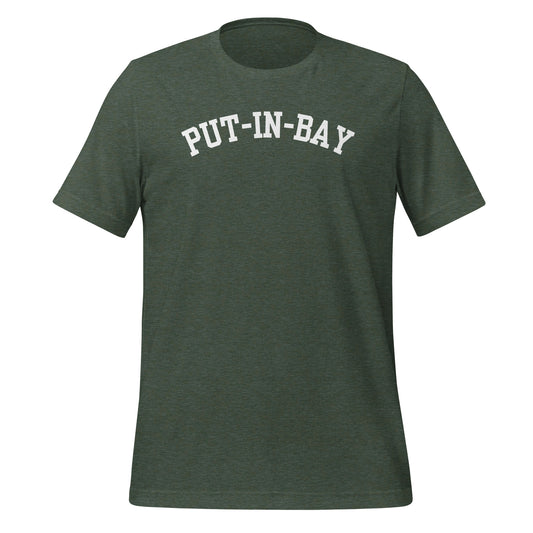 Put-In-Bay Ohio Block Solo Short Sleeve Unisex t-shirt