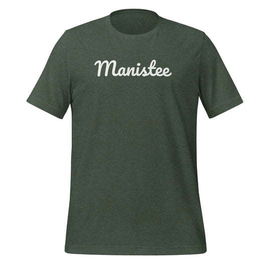 Manistee, Michigan - Solo Block Unisex T-Shirt