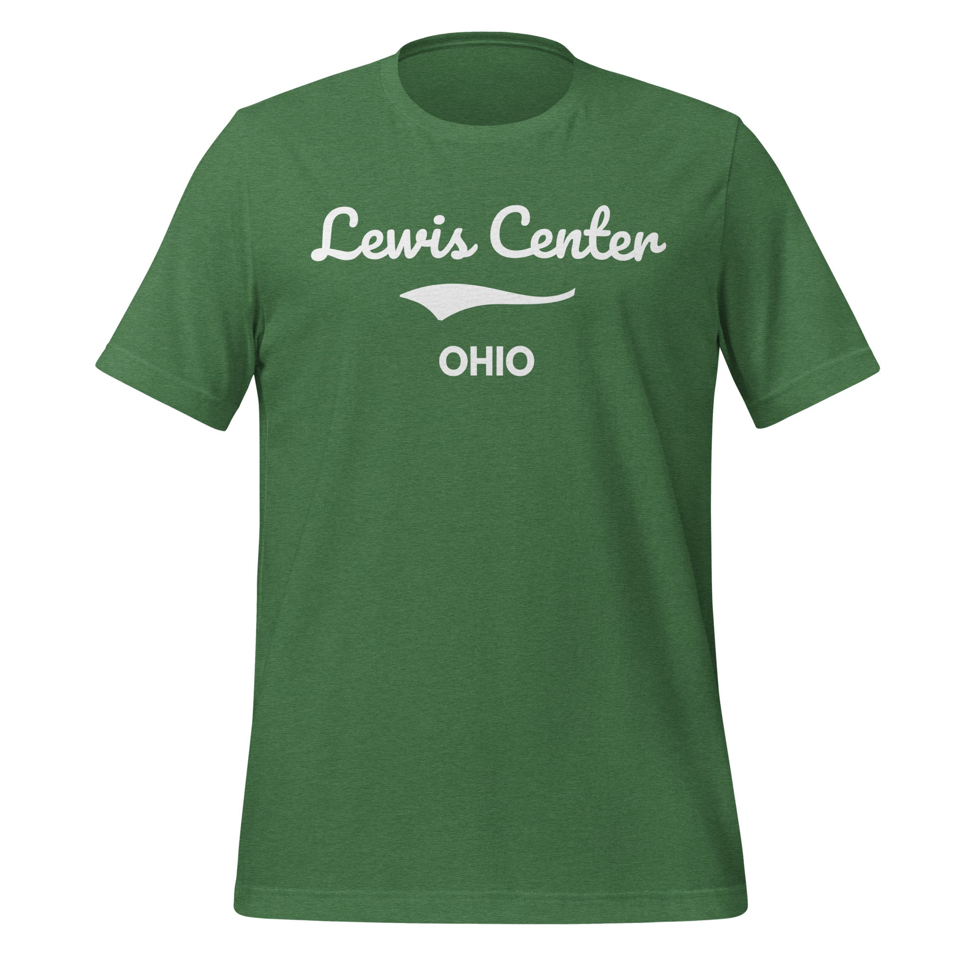 Lewis Center Ohio Script Short Sleeve Unisex T-Shirt