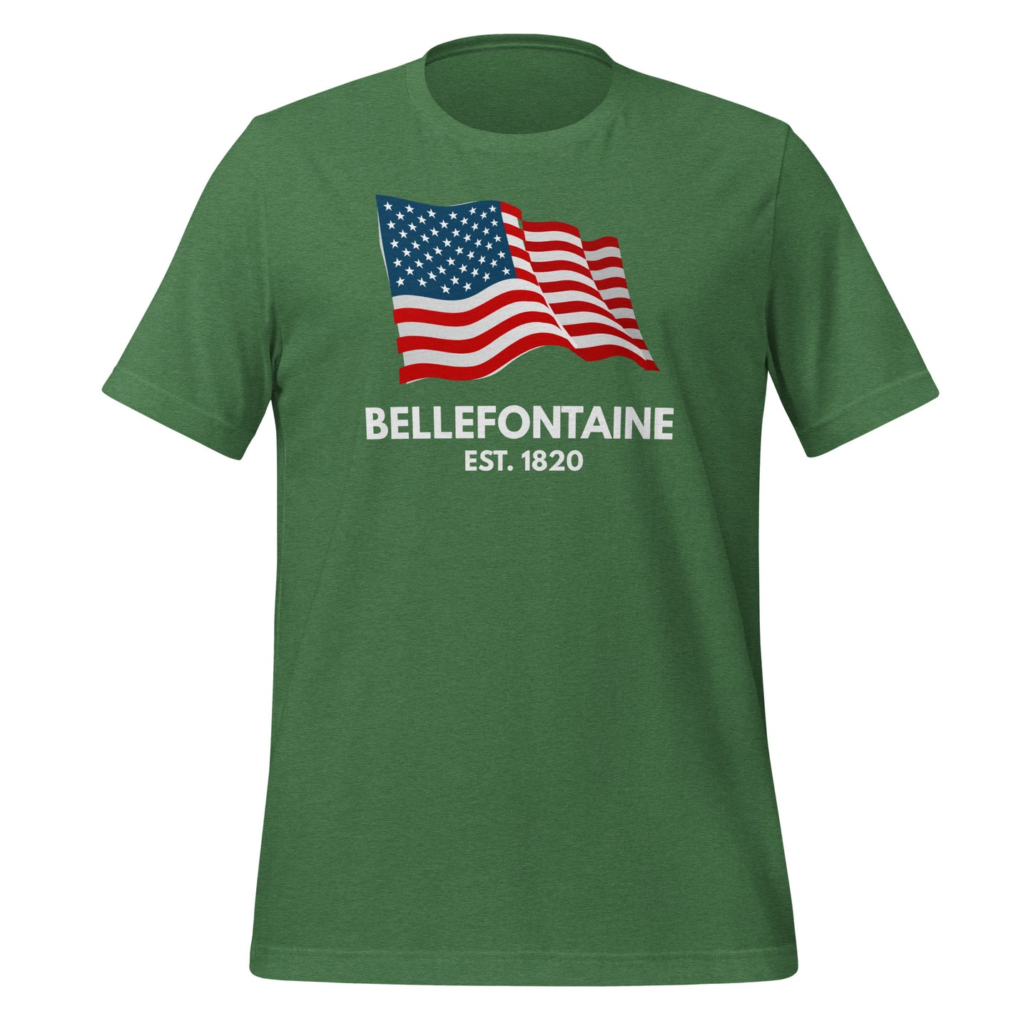 Bellefontaine Ohio USA Short Sleeve Unisex T-shirt