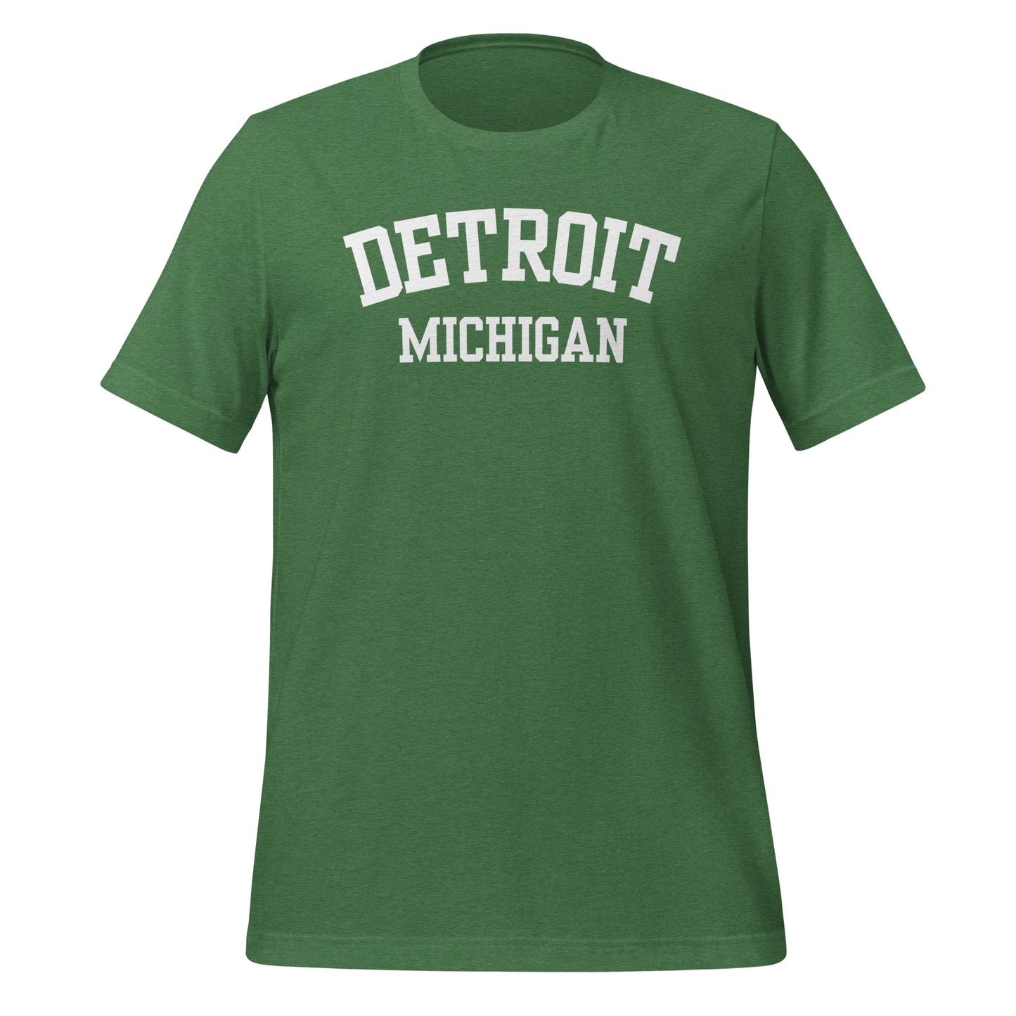 Detroit Michigan Block Short Sleeve Unisex T-Shirt