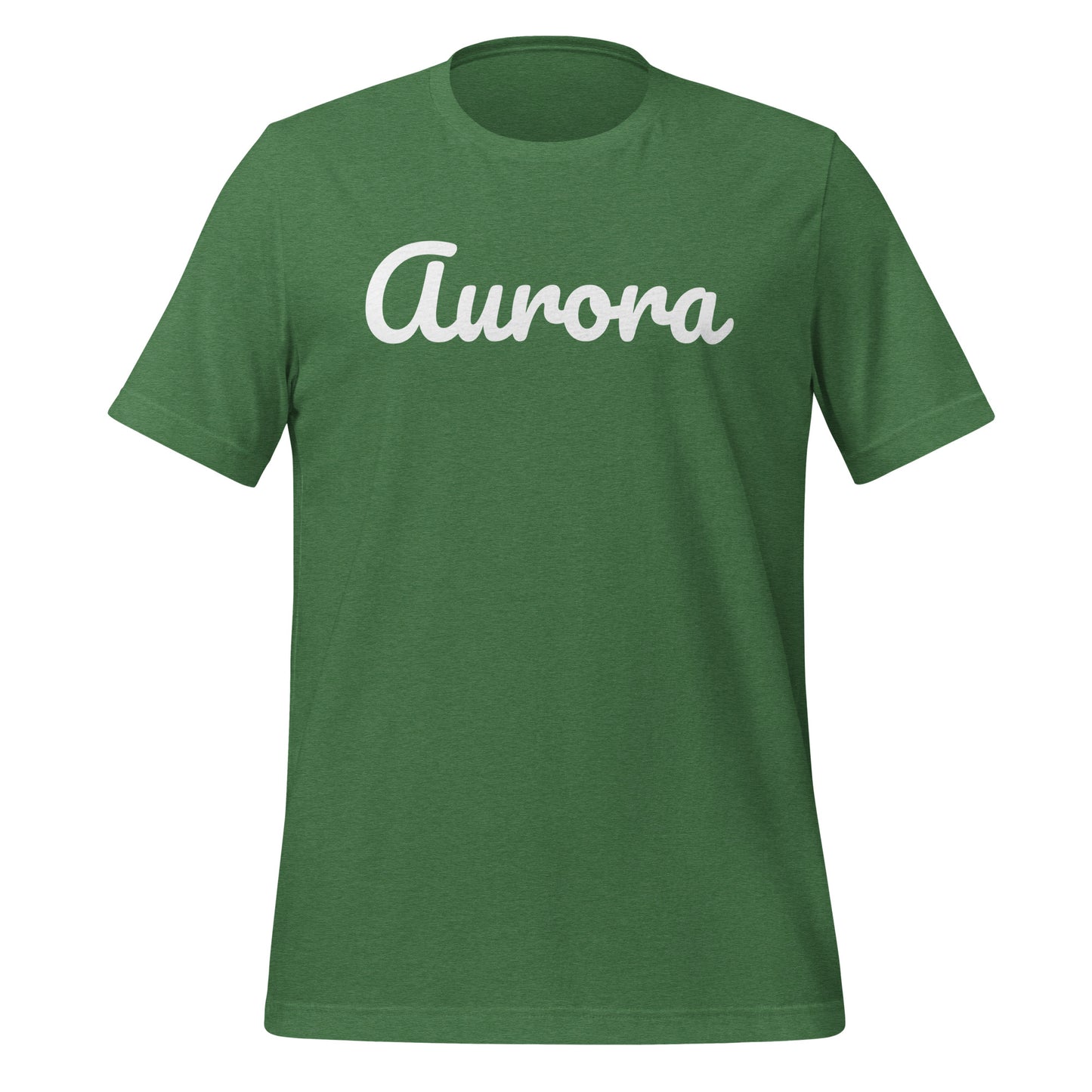 Aurora Ohio Solo Script Unisex t-shirt