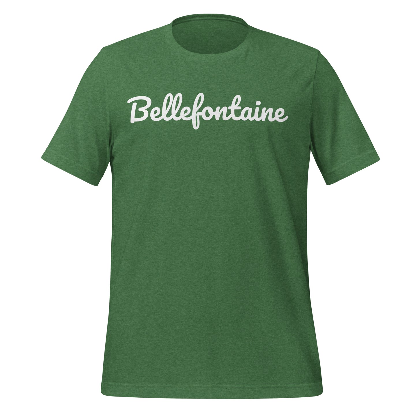 Bellefontaine Ohio Solo Script Unisex t-shirt
