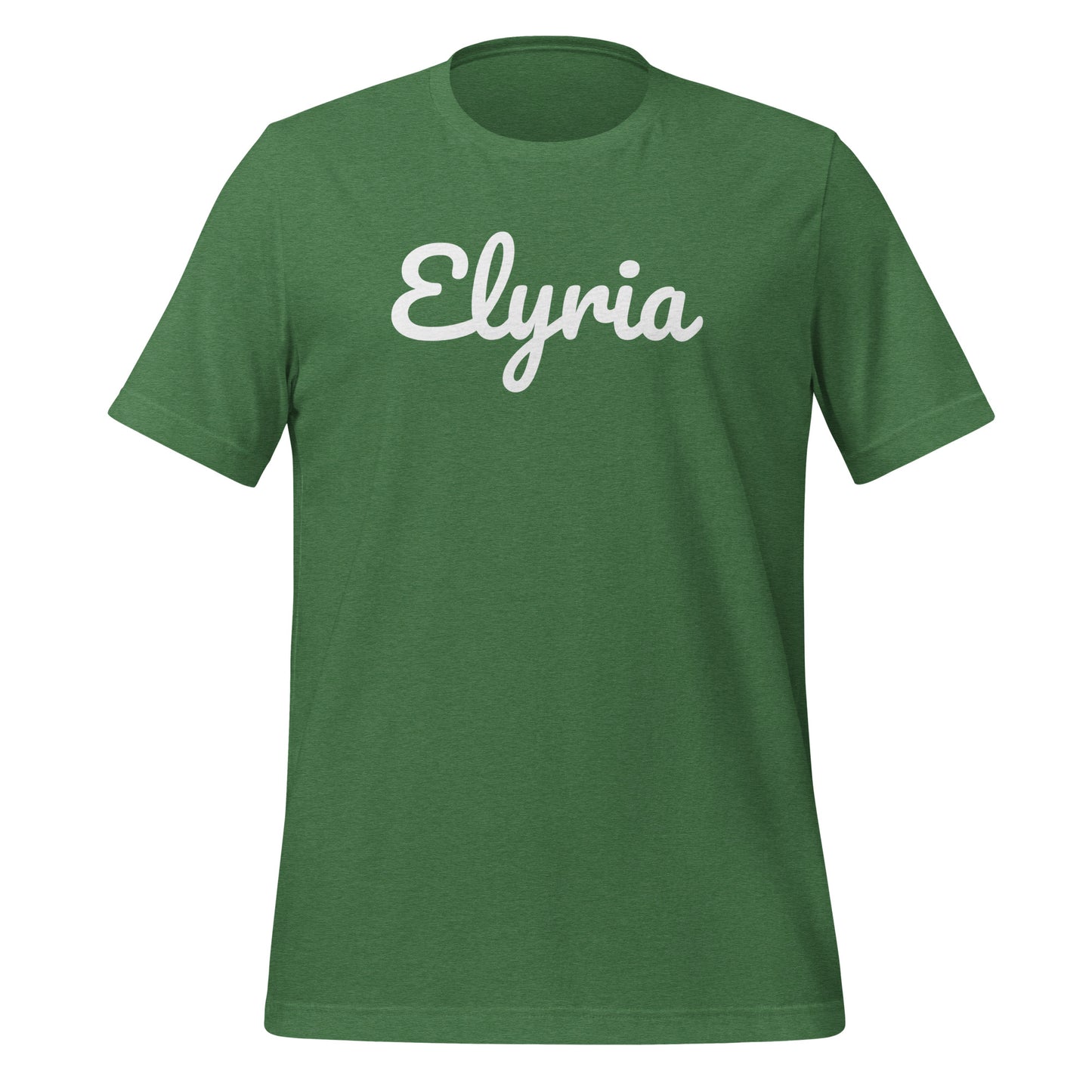 Elyria Ohio Solo Script Unisex t-shirt