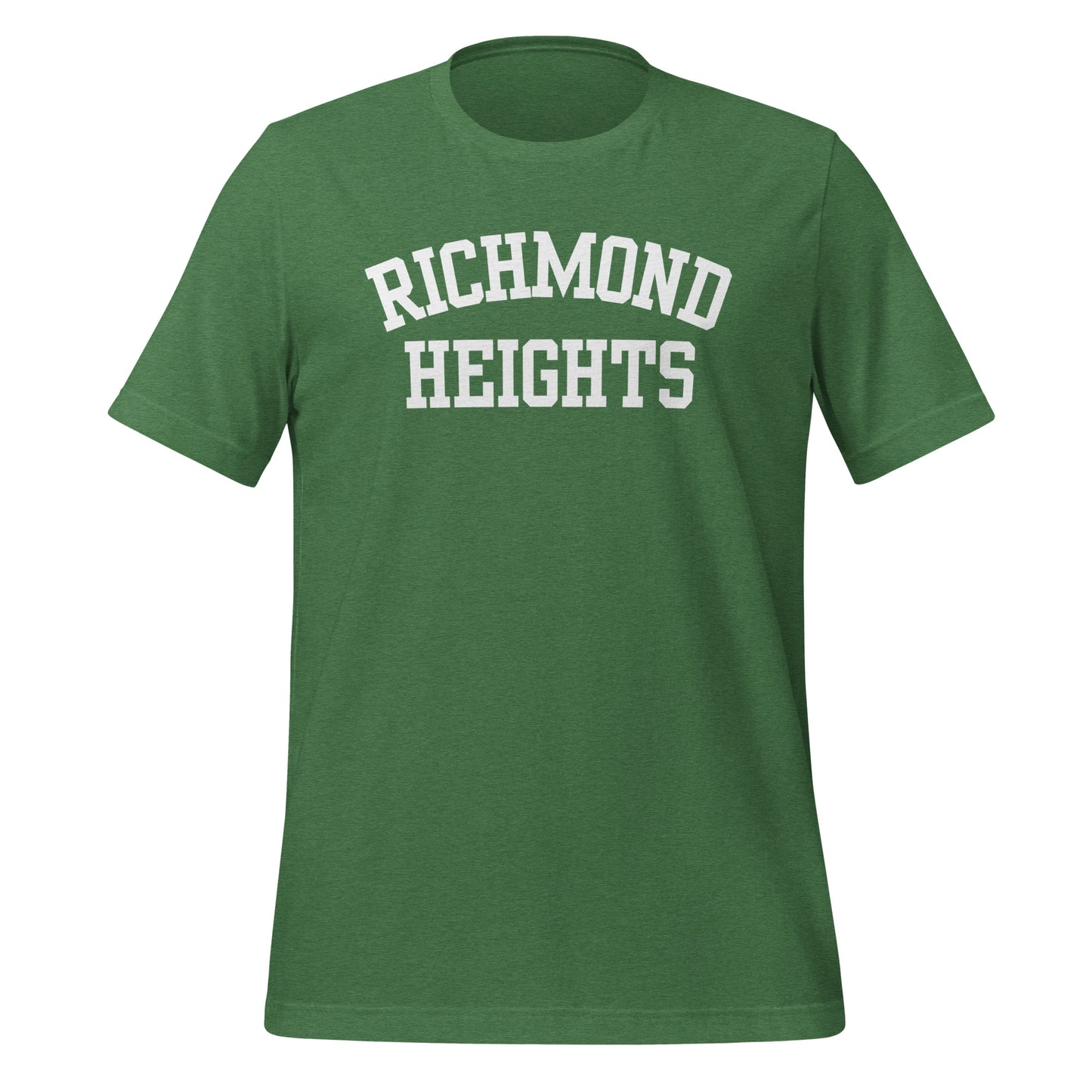 Richmond Heights Ohio Block Solo Unisex t-shirt