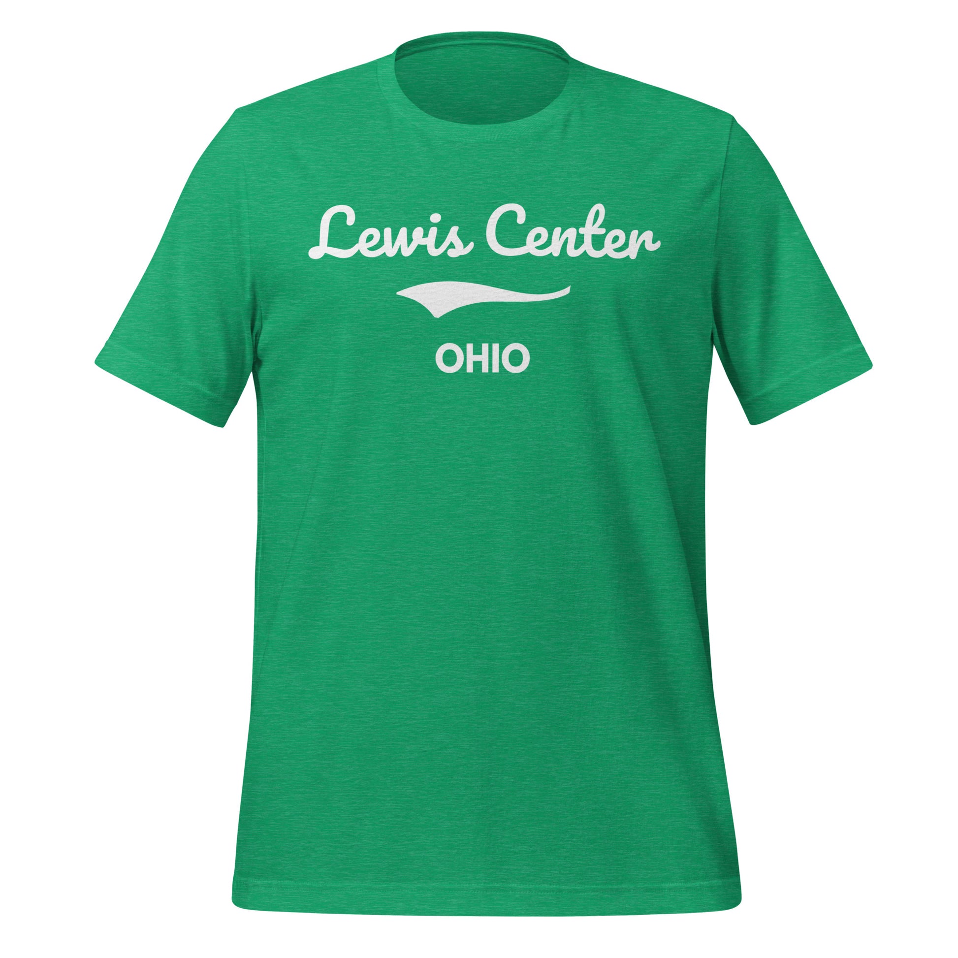 Lewis Center Ohio Script Short Sleeve Unisex T-Shirt