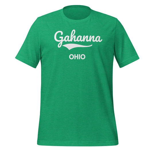 Gahanna Ohio Script Short Sleeve Unisex t-shirt