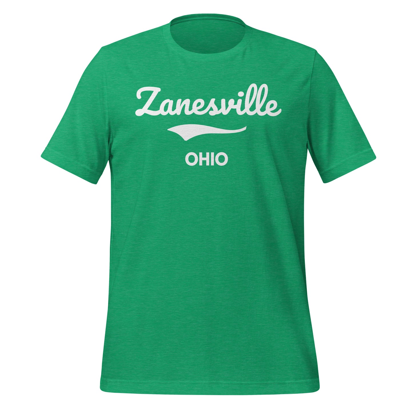 Zanesville Ohio Script Short Sleeve Unisex T-shirt