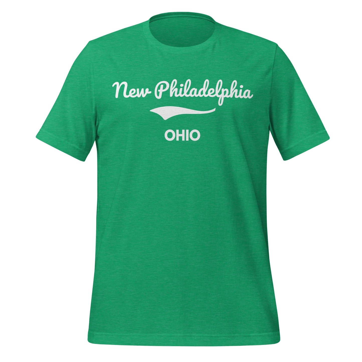 New Philadelphia Ohio Script Short Sleeve Unisex t-shirt