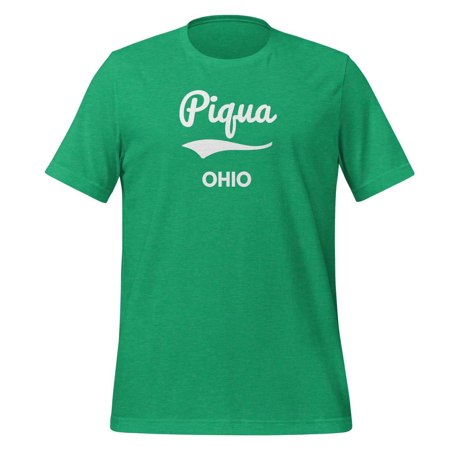 Piqua Ohio Script Short Sleeve Unisex T-Shirt