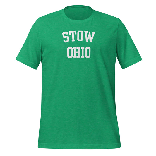 Stow Ohio Block Short Sleeve Unisex t-shirt