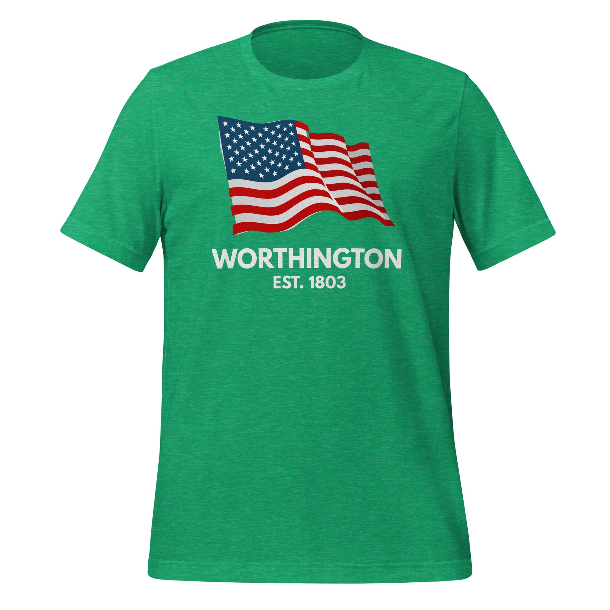 Worthington Ohio USA Short Sleeve Unisex T-shirt
