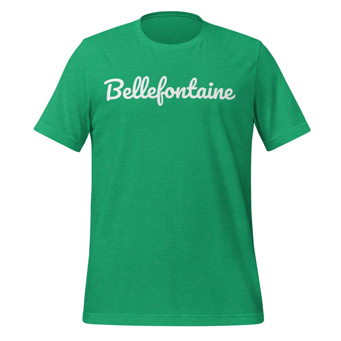 Bellefontaine Ohio Solo Script Unisex t-shirt