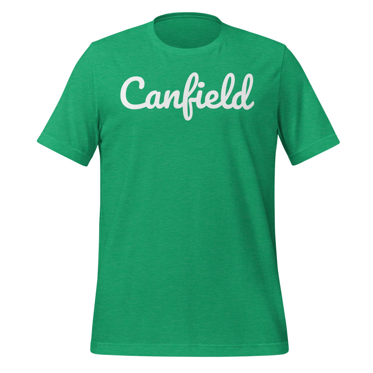 Canfield Ohio Solo Script Unisex t-shirt