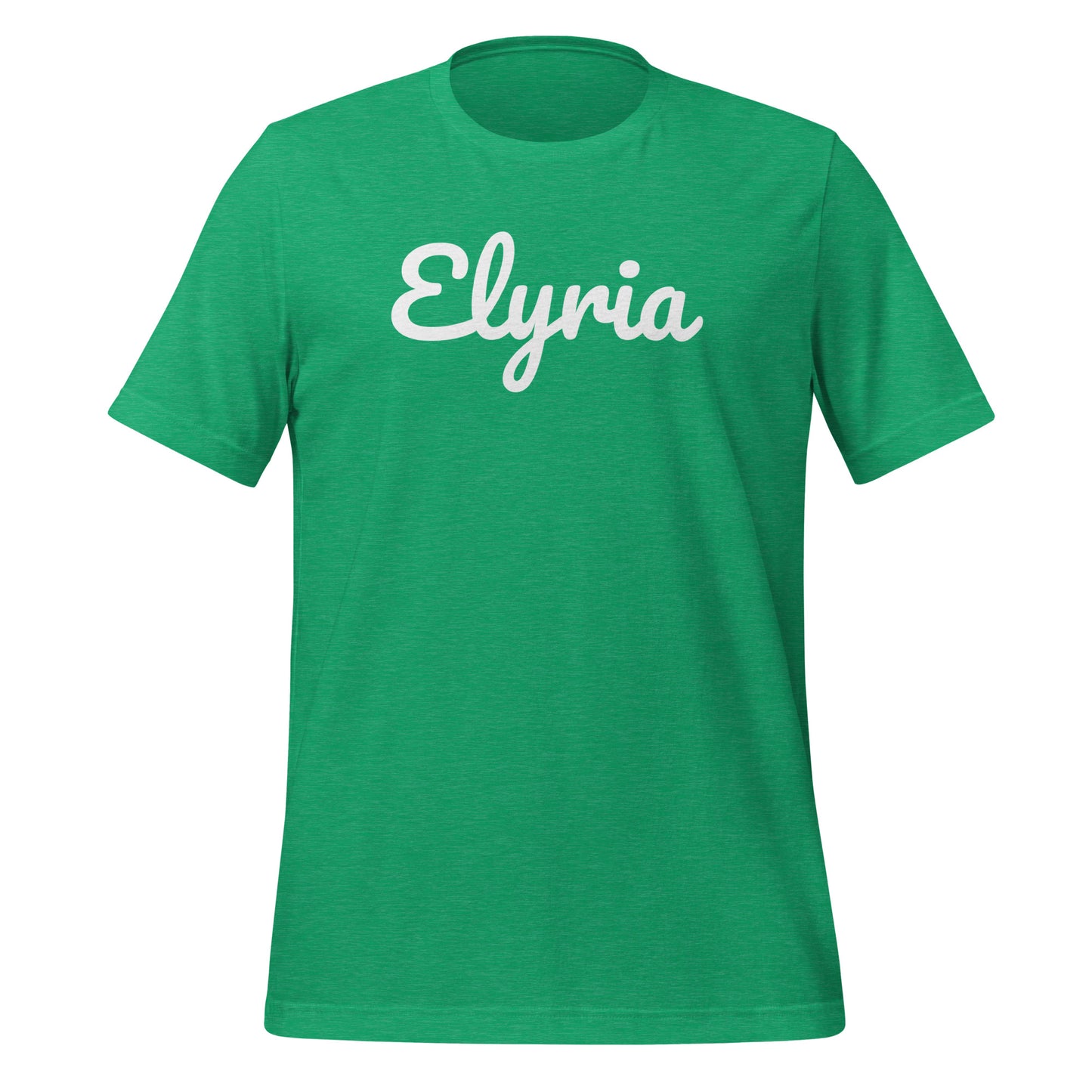Elyria Ohio Solo Script Unisex t-shirt