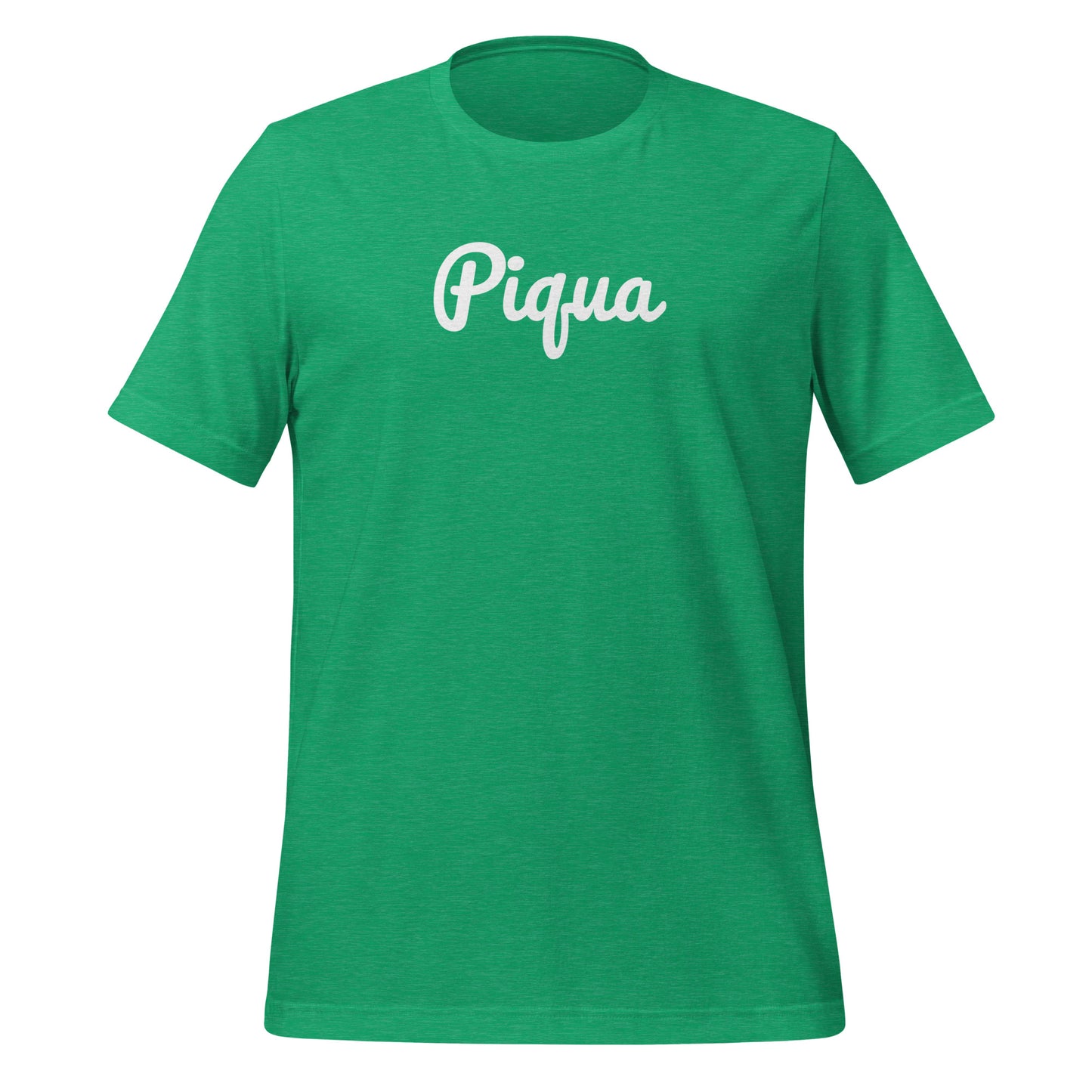 Piqua Ohio Solo Script Unisex t-shirt