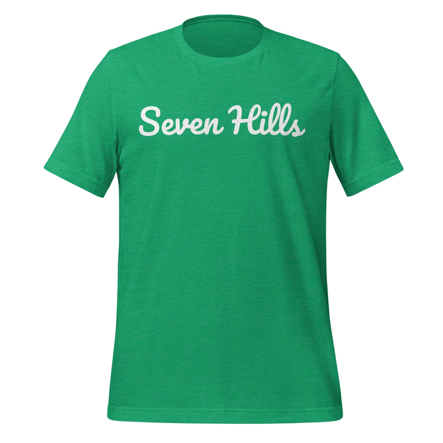 Seven Hills Ohio Solo Script Unisex t-shirt