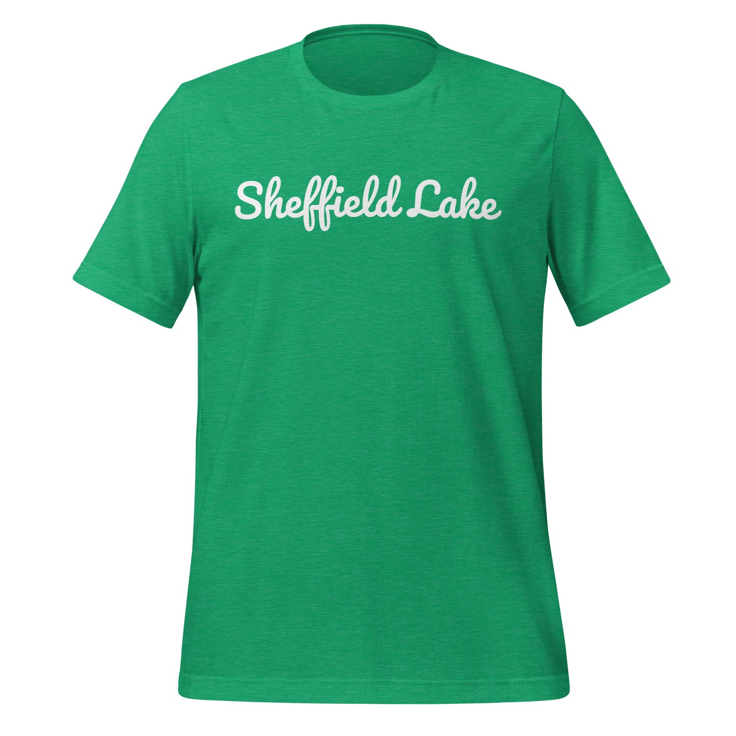 Sheffield Lake Ohio Solo Script Unisex t-shirt
