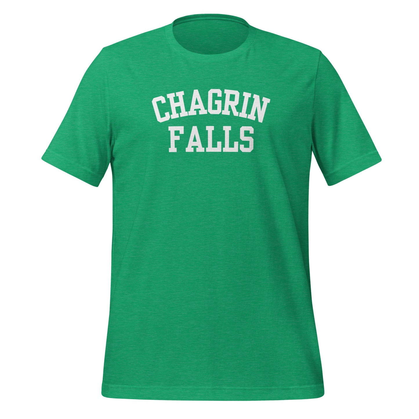 Chagrin Falls Ohio Block Solo Unisex t-shirt