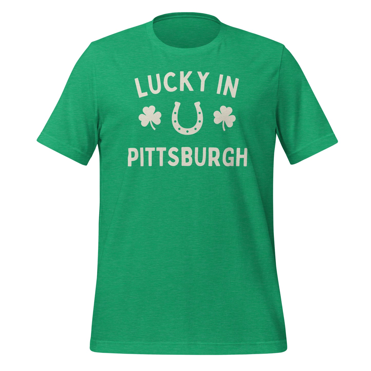 Lucky in Pittsburgh - St. Patrick's Day - Unisex t-shirt