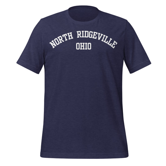 North Ridgeville Ohio Block Short Sleeve Unisex t-shirt
