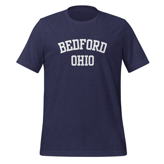 Bedford Ohio Block Short Sleeve Unisex T-shirt