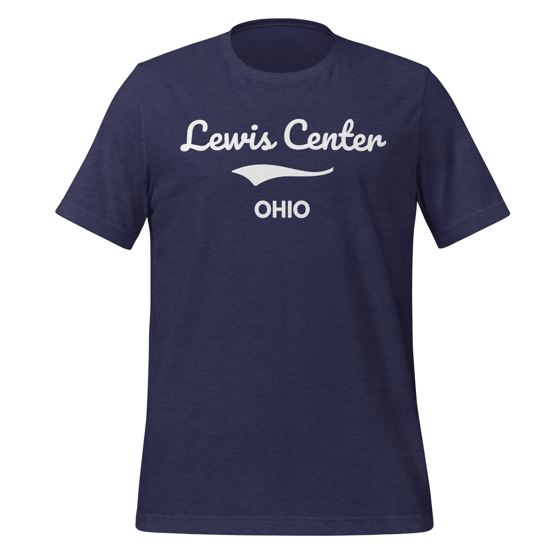 Lewis Center Ohio Script Short Sleeve Unisex T-Shirt