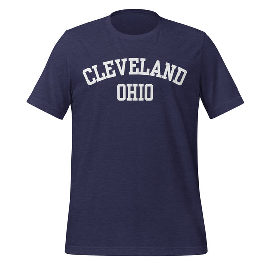 Cleveland Ohio Block Short Sleeve Unisex T-Shirt