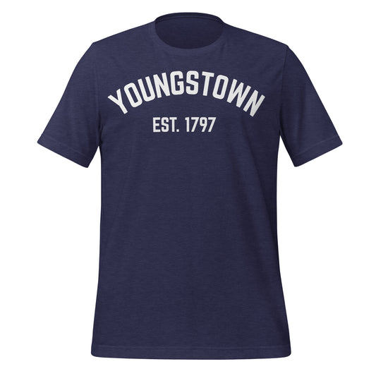 Youngstown Ohio EST Short Sleeve Unisex t-shirt