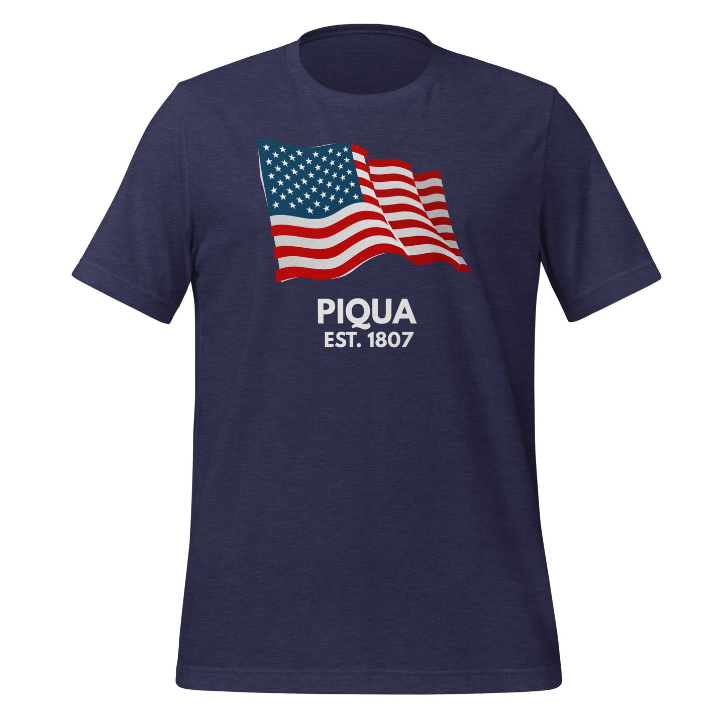 Piqua Ohio USA Short Sleeve Unisex t-shirt