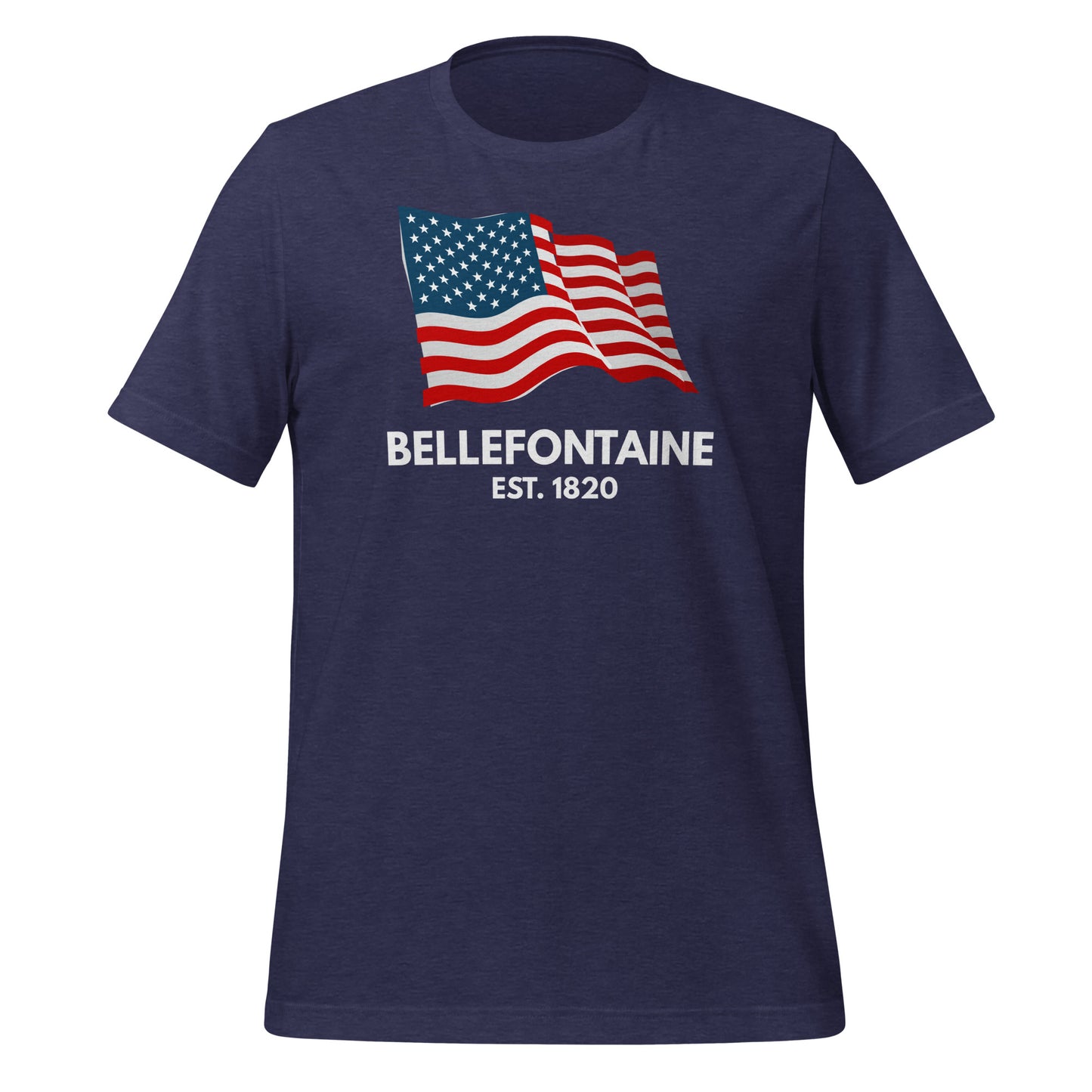 Bellefontaine Ohio USA Short Sleeve Unisex T-shirt